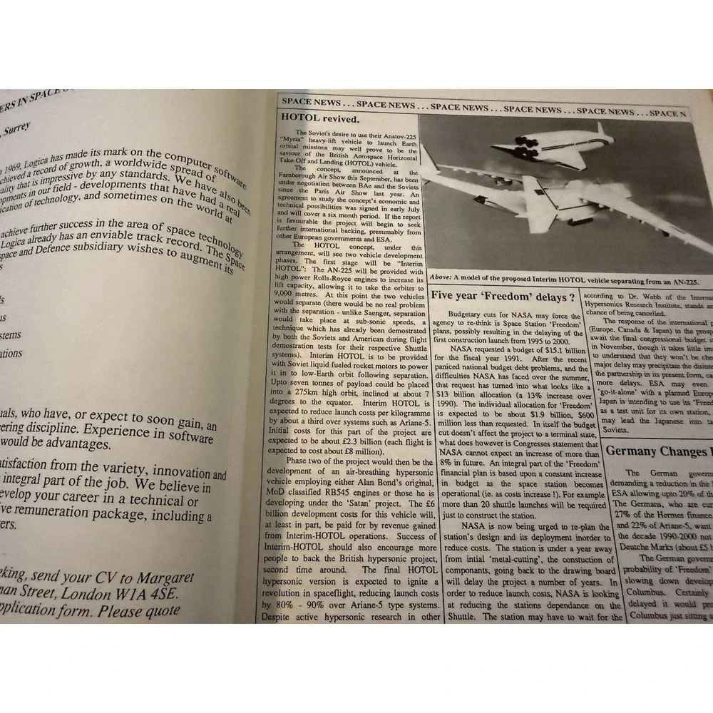 Lot 3 UKSEDS Magazine October 1990 Space Shuttle Soyuz NASA Space Journal